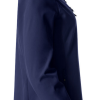 shoftshell jakke i navy blue med lyse grått innerfor