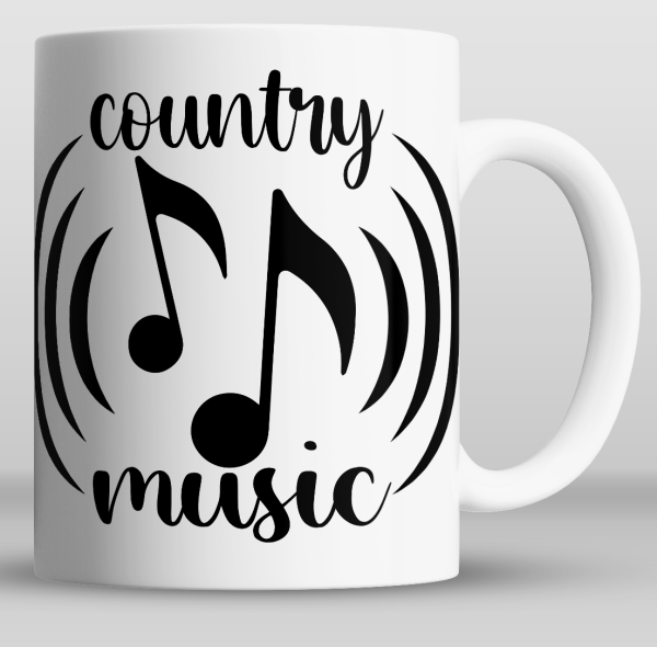 kopp med teksten country music