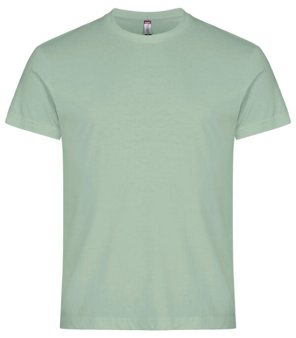 BasicT tshirt i fargen salvie grønn, sett forfra