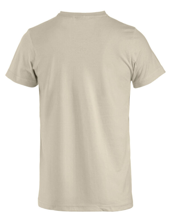 BasicT tshirt i fargenlys kaffe latte, sett bakfra